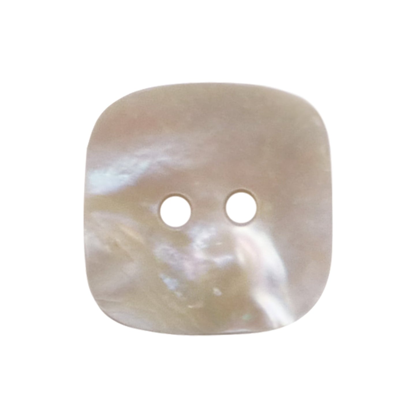 Square Shape 2 Hole Genuine Mother of Pearl & Shell Button