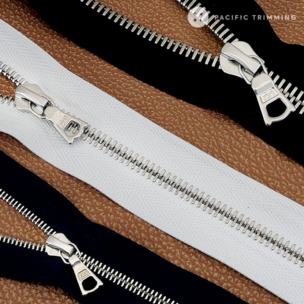 M8 Two Way Titanium Teeth Metal Zipper (Matte Finish)