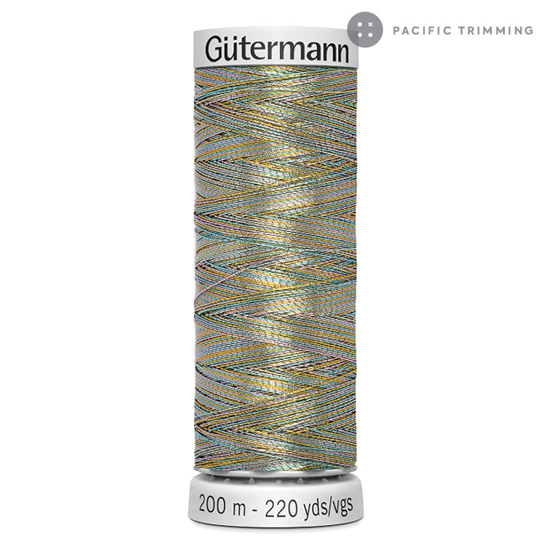 Gutermann Dekor Metallic Embroidery Thread 200M 29 Colors