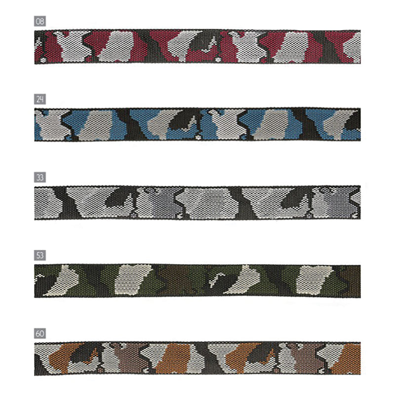 Premium Quality 20mm (3/4") Camouflage Webbing Strap