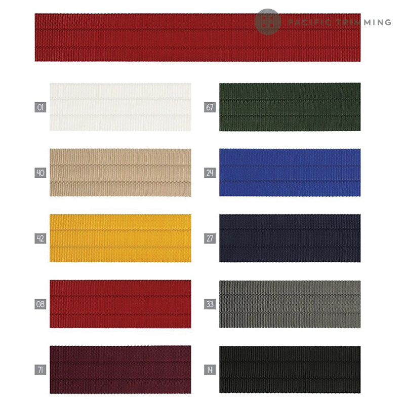 Premium Quality 30mm (1 3/16") 3 Row Strap Webbing