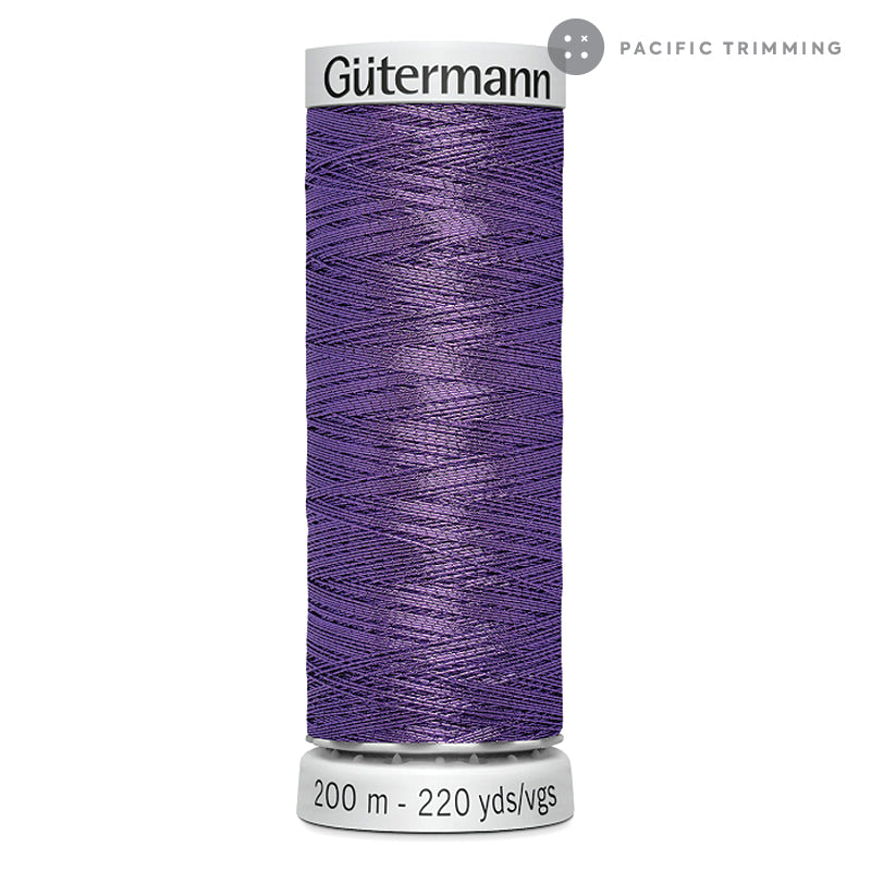 Gutermann Dekor Metallic Embroidery Thread 200M 29 Colors