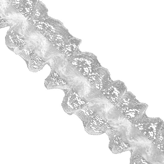 1 Inch Ruffled Lace Elastic