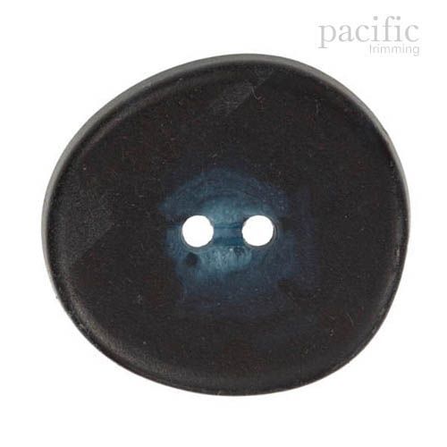 Faux Wood 2 Hole Button 120008IT Navy Blue