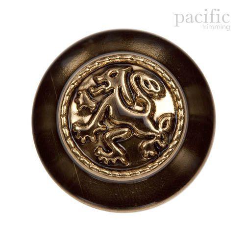 Dragon Shape Nickel Metal Shank Button 120980KR Gold
