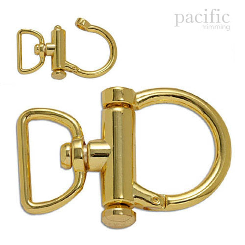 1 Inch Open Swivel Snap Gold
