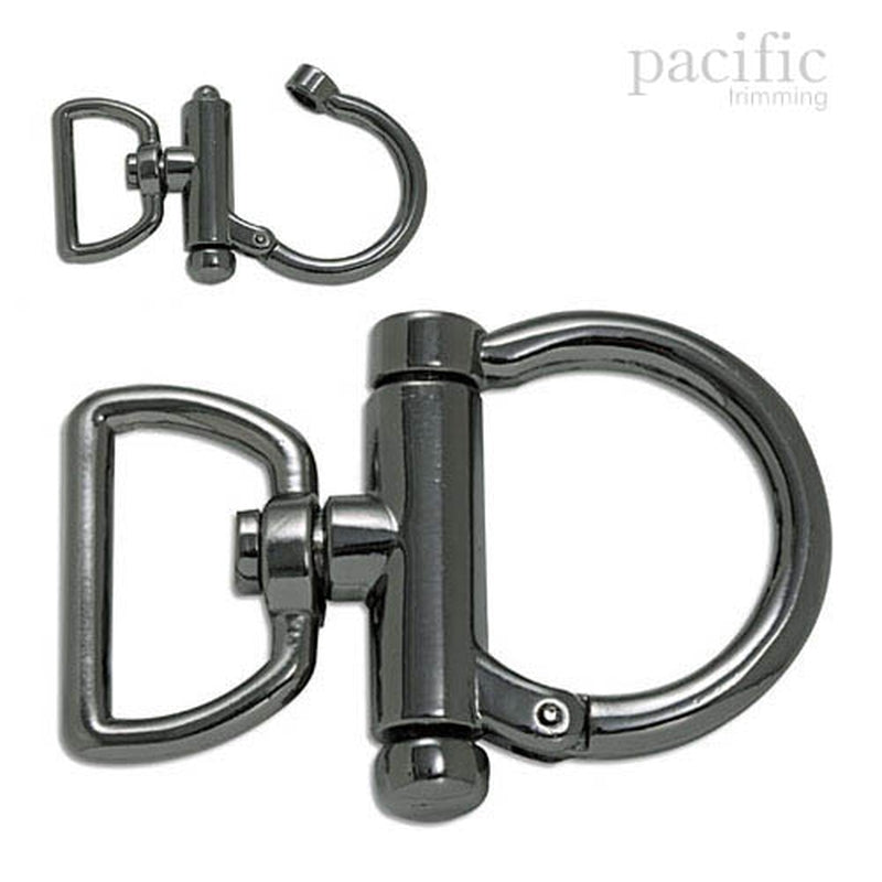 1 Inch Open Swivel Snap Gunmetal