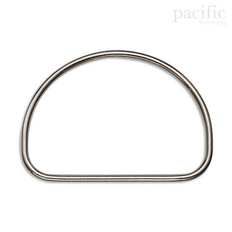 Metal D Ring C Style Silver 3 sizes