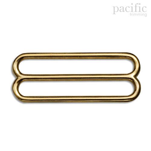 Rounded Metal Slider Gold Multiple Sizes