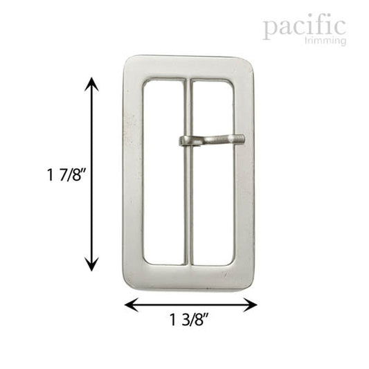 1.88 Inch Metal Buckle Silver