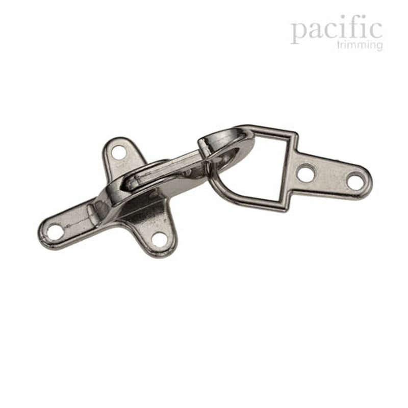 Hook clasp for coats (metal and fabric) - Fasteners and closures - Private  label