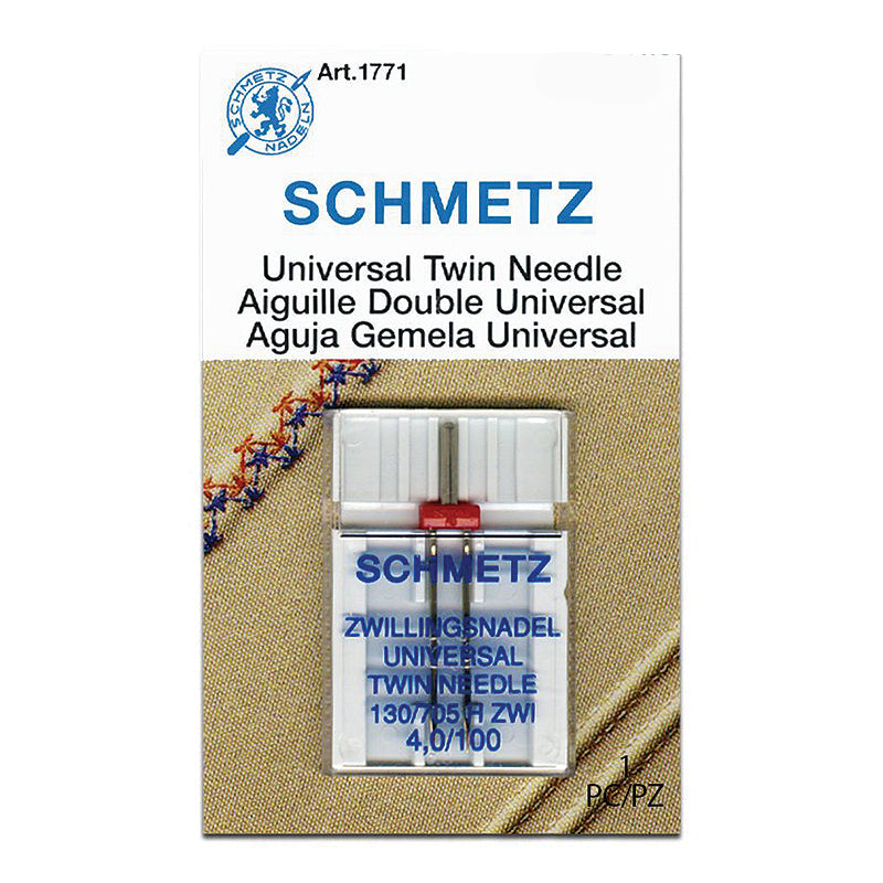 Schmetz Twin Universal Needle, Size 4.0/100