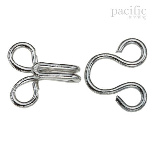 Hook & Eye Silver Multiple Sizes