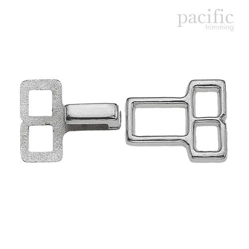 10mm Hook & Eye Silver