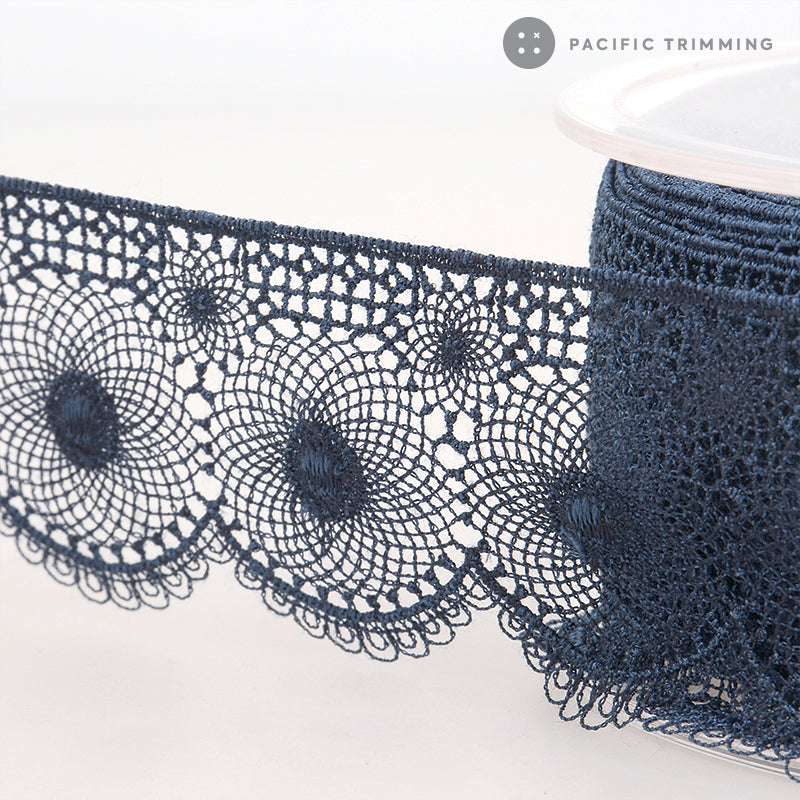 Premium Quality 1 5/8" Scalloped Edge Lace