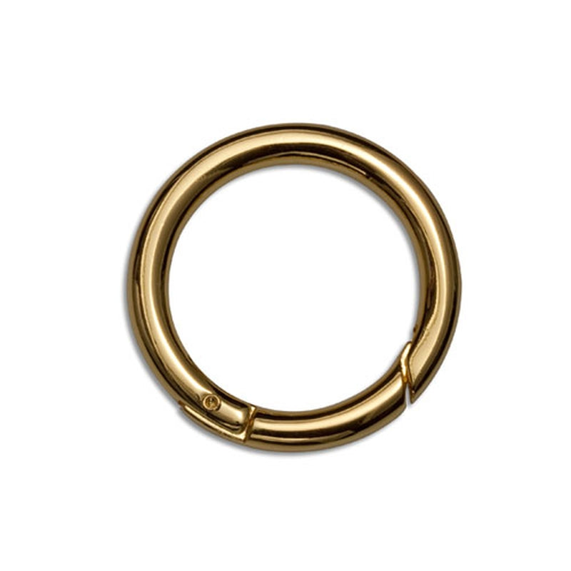 Spring Open Jump Ring Gold 2 sizes 