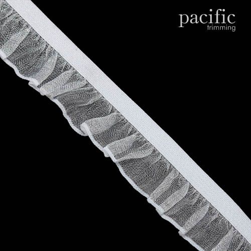 3/4 Inch Sheer Stretch Ruffle Elastic – Pacific Trimming