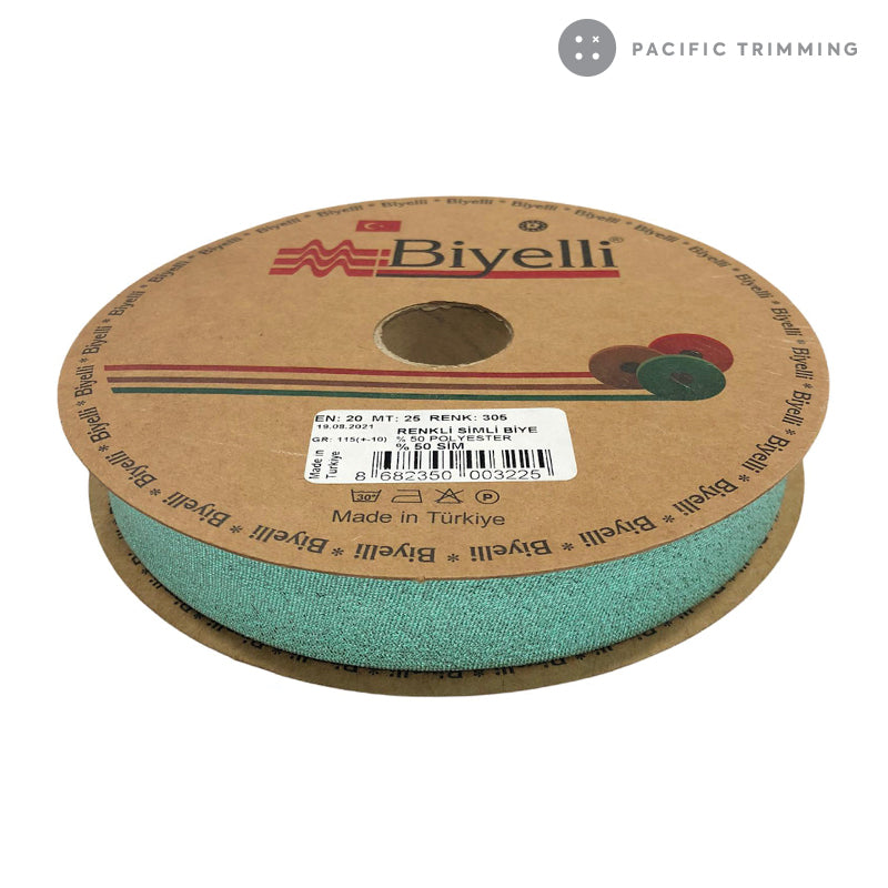 Biyelli Metallic Lame Bias Tape