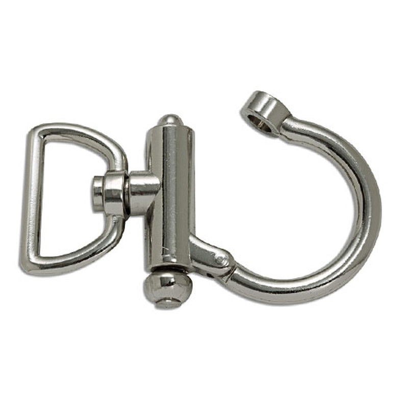 1 Inch Open Swivel Snap Nickel