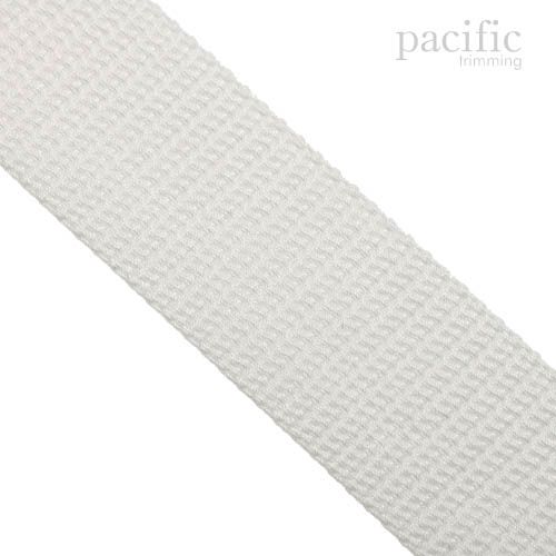 38mm Cotton Webbing White