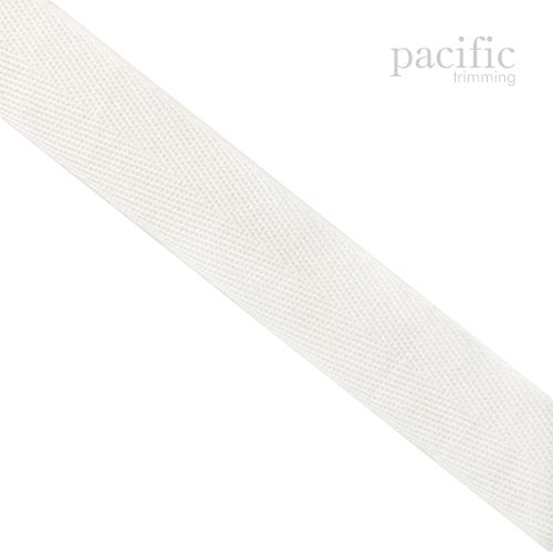 1 Inch Cotton Webbing White