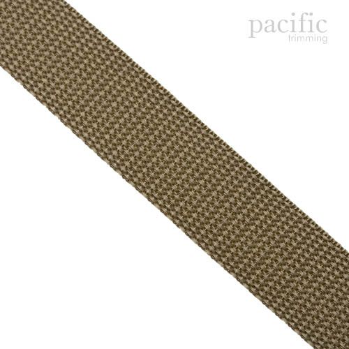 1 Inch Polyester Webbing Olive Brown