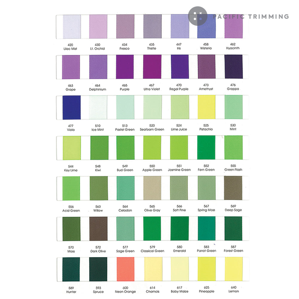 1/4" Polyester Single Face Satin Ribbon Multiple Colors