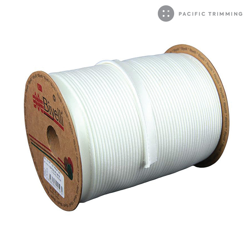 Biyelli 1/2" Satin Piping Tape Off White