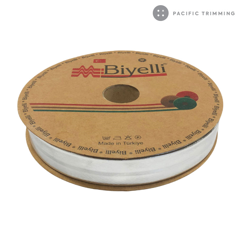 Biyelli 3/4" Foil Mirror Faux Leather Bias Tape