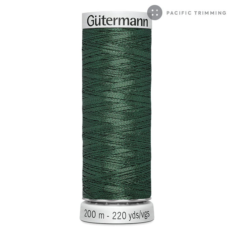 Gutermann Dekor Metallic Embroidery Thread 200M 29 Colors