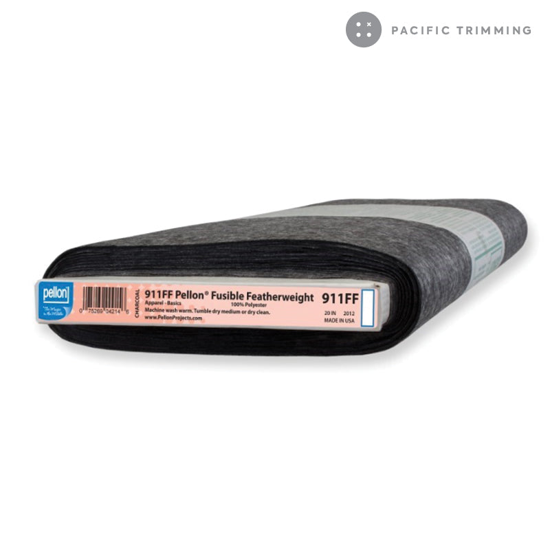 Pellon Fusible Featherweight Interfacing 20" Charcoal