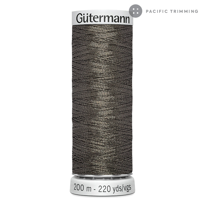 Gutermann Dekor Metallic Embroidery Thread 200M 29 Colors