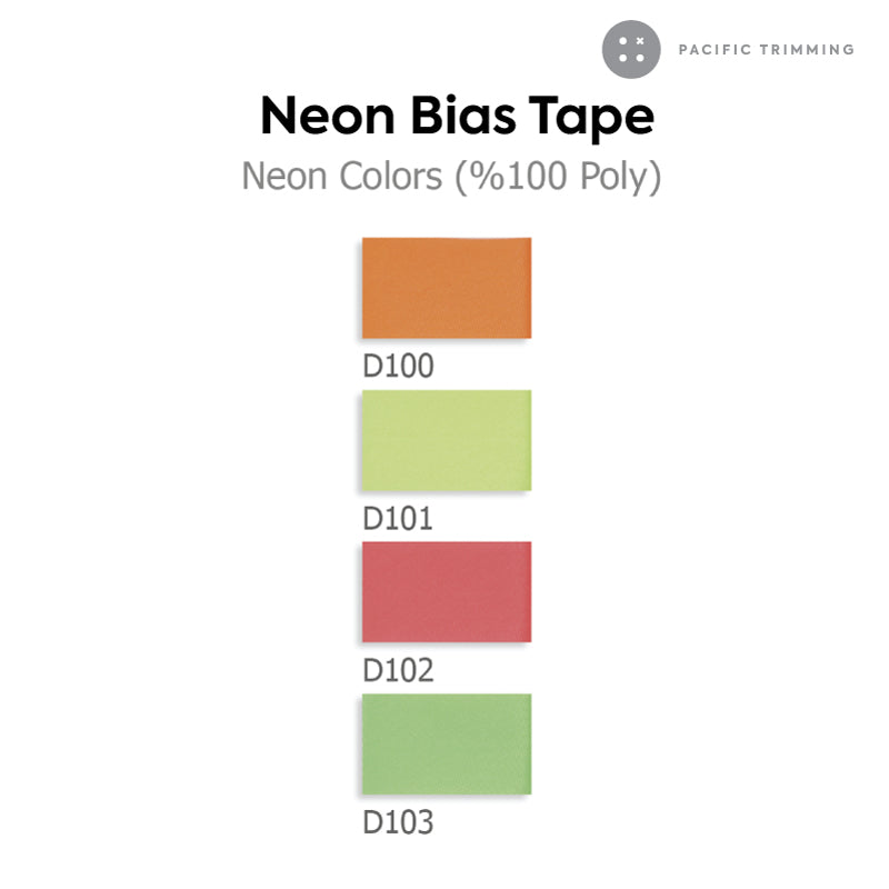 Biyelli 3/4" Neon Bias Tape