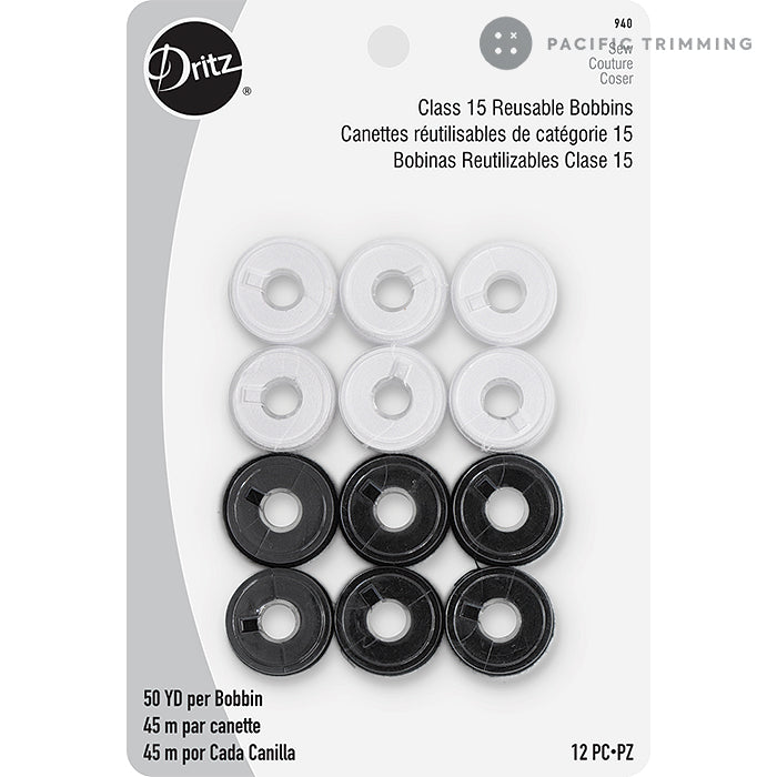 Dritz Class 15 Reusable Bobbins