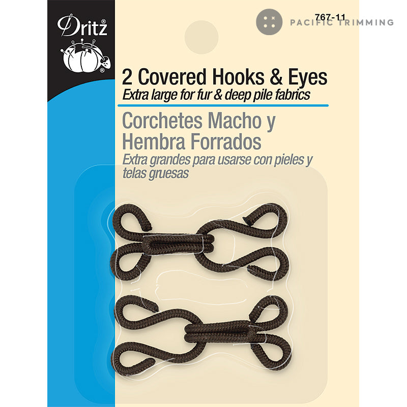 Dritz Black Hooks & Eyes 14/Pkg-Size 3