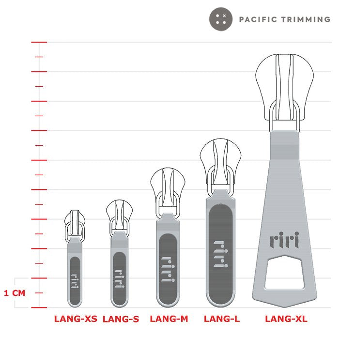 riri Lang Puller with Universal Body Slider Size