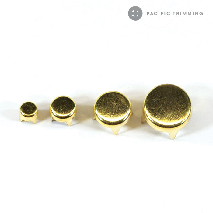 Round Flat Shape Studs Nailheads Multiple Colors