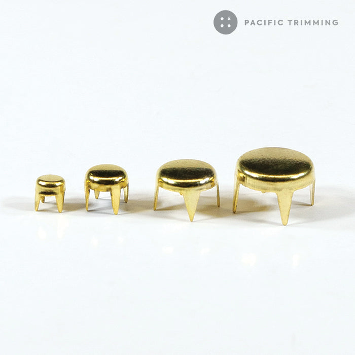 Round Flat Shape Studs Nailheads Multiple Colors