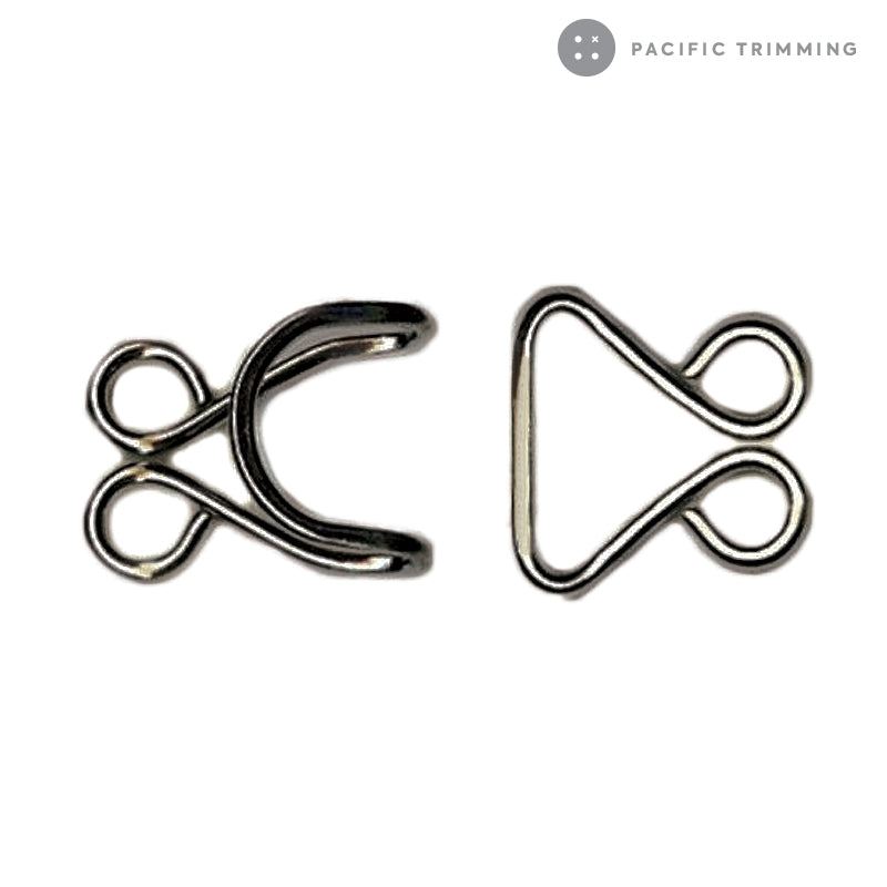 Premium Quality Nickel Free 38mm x 20mm Hook & Eye Multiple Colors