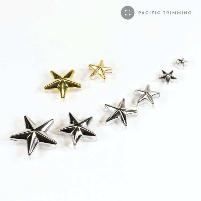 Star Shape Studs Nailheads Multiple Colors