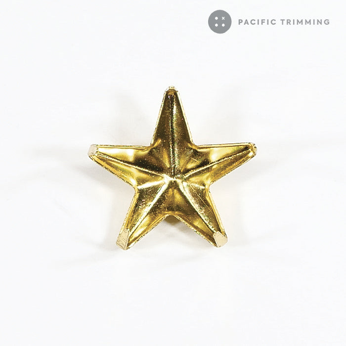 Star Shape Studs Nailheads Multiple Colors Gold