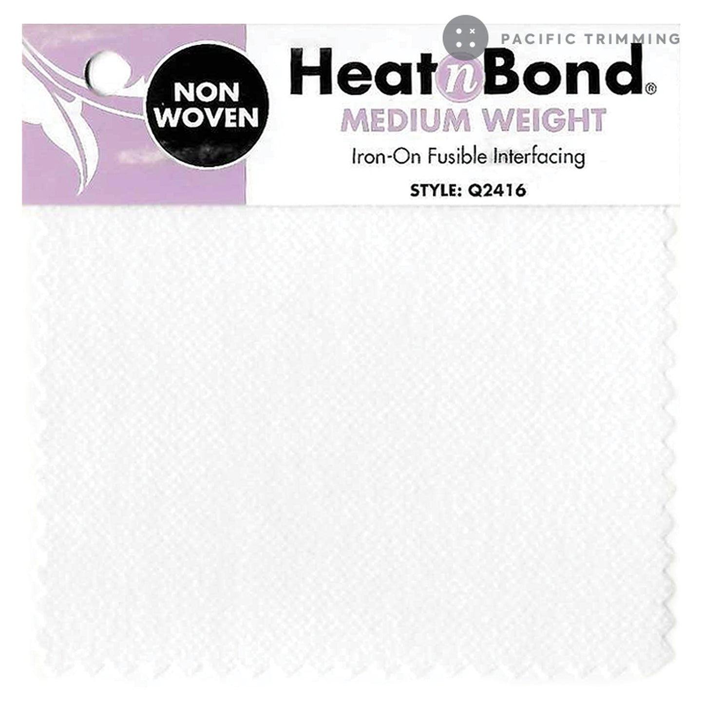HeatnBond Medium Weight Non Woven Fusible Interfacing 20" White