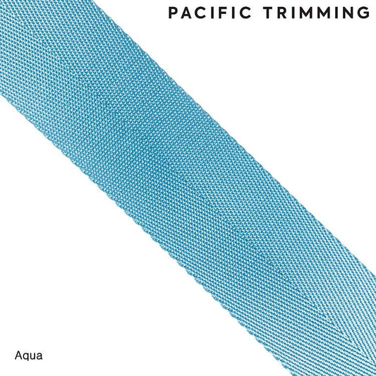 1 Inch Nylon Webbing Aqua