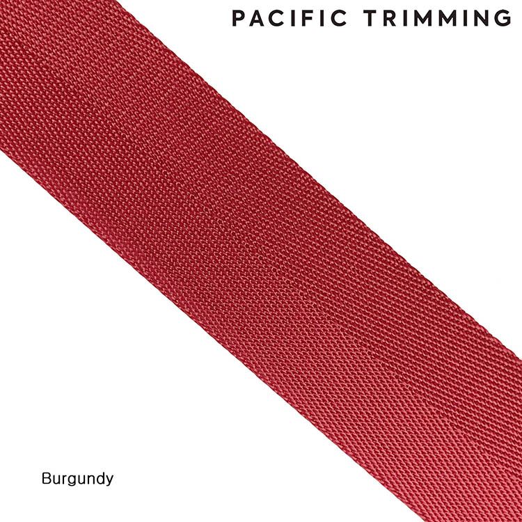 1 Inch Nylon Webbing Burgundy