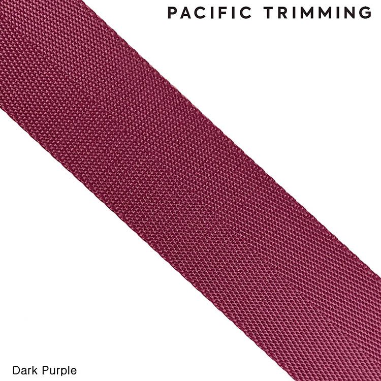 1 Inch Nylon Webbing Dark Purple