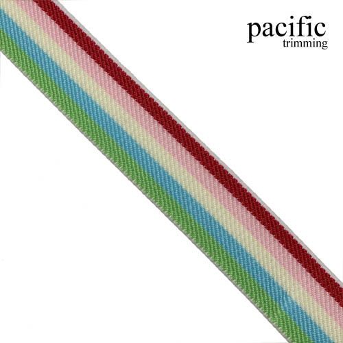 1 Inch Stripe Patterned Elastic