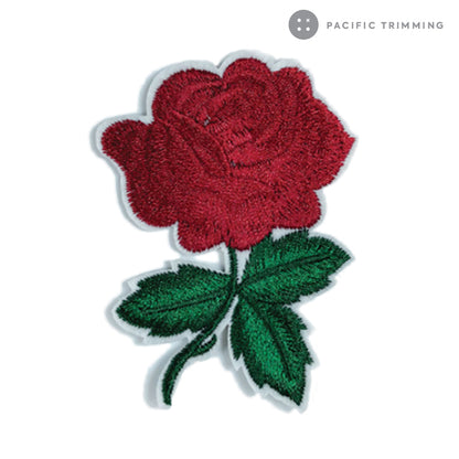 Rose Embroidered Iron On Patches