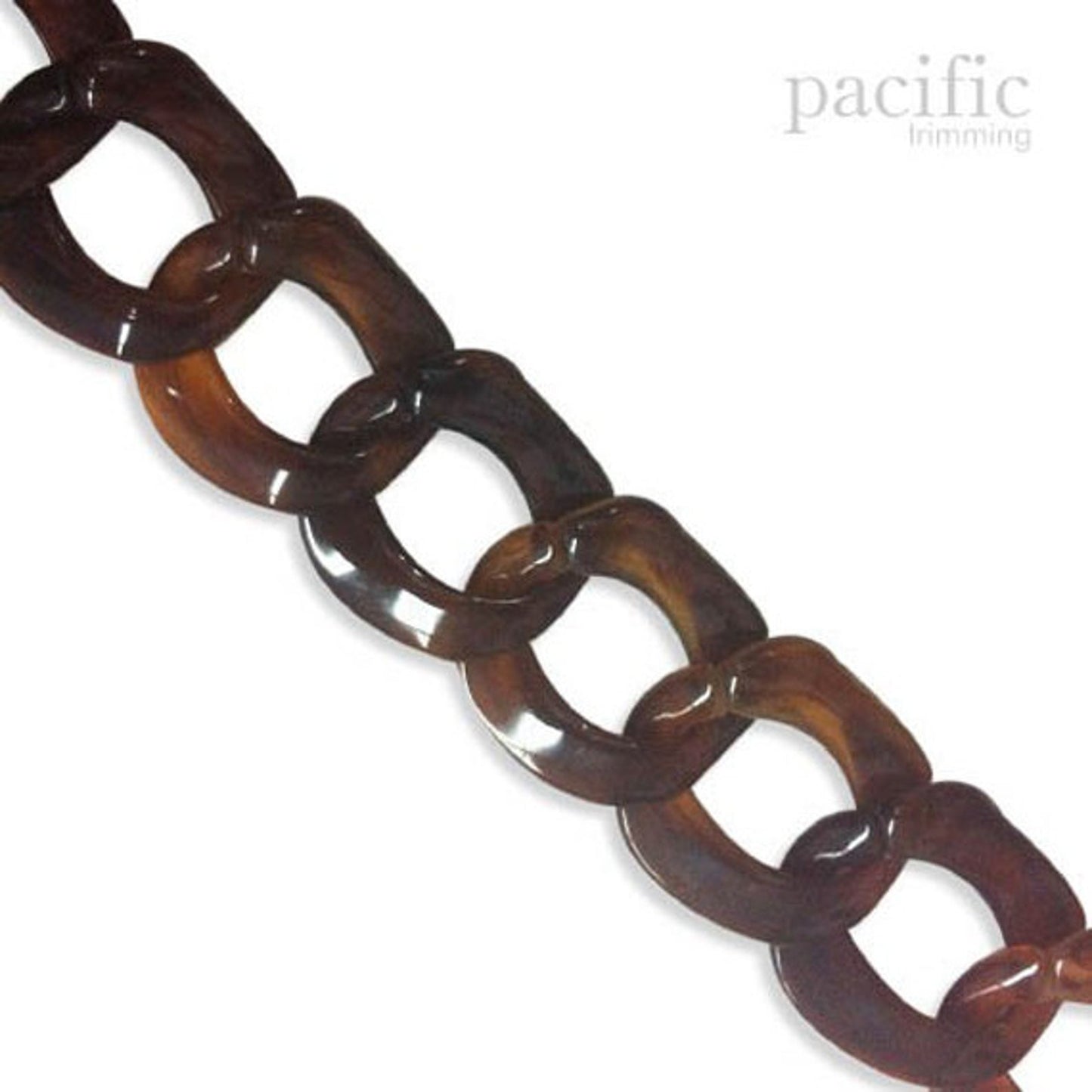 Acrylic Chain Dark Brown