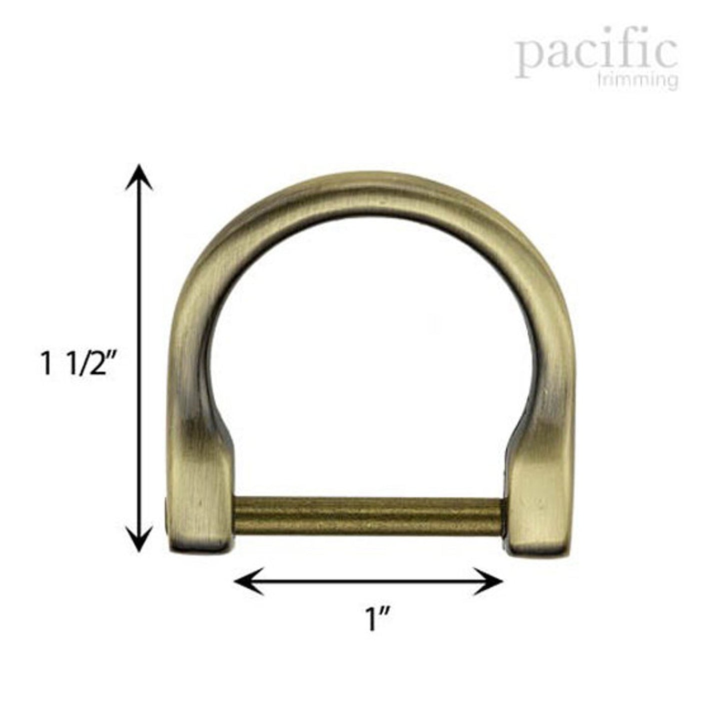 1" Horseshoe Shape D Rings Screw in Shackle 170136