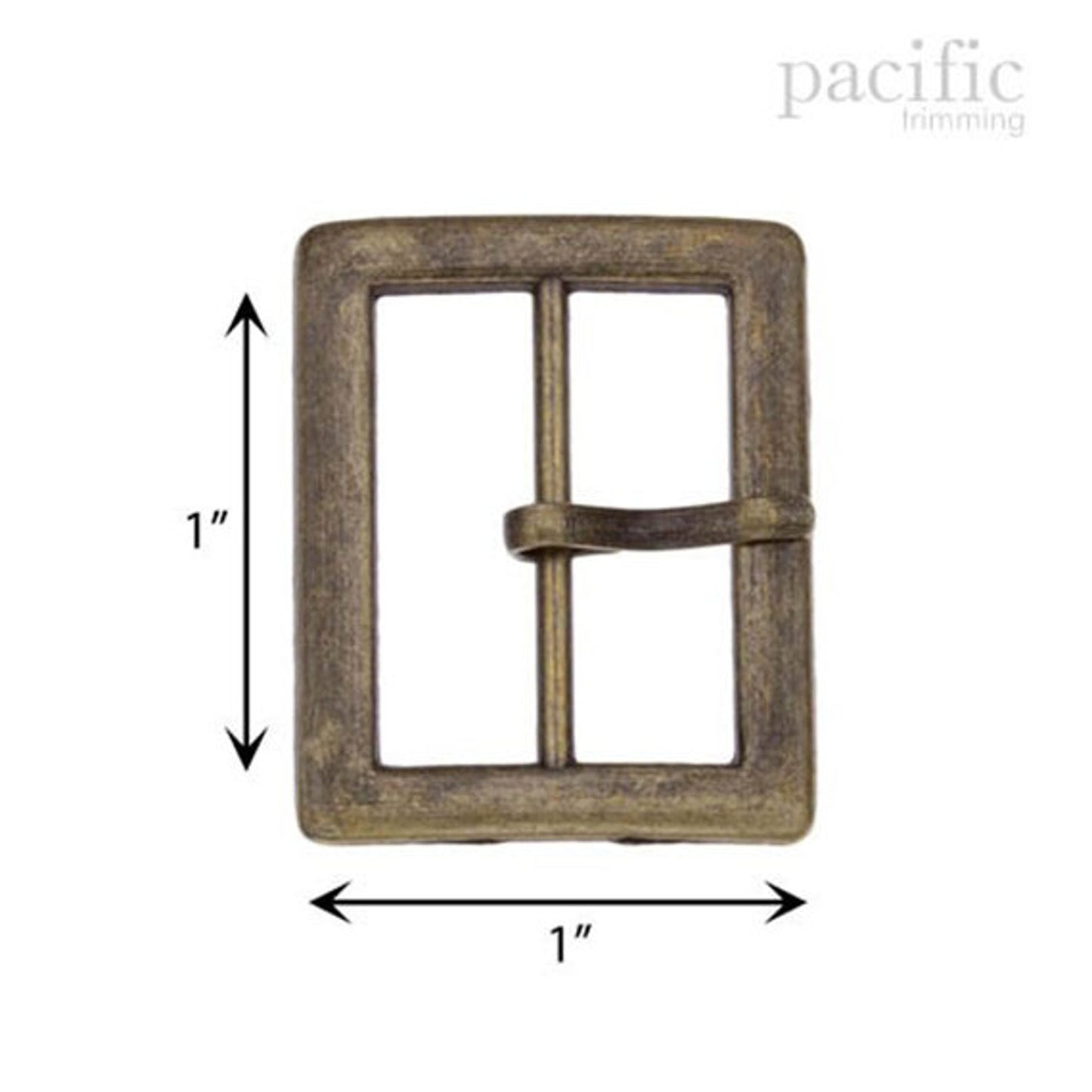 Rectangle Metal Buckle Antique Brass Multiples Sizes